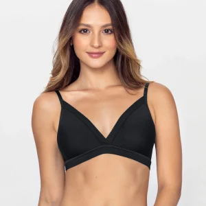 Soutien-gorge sans arceaux avec détails en tulle