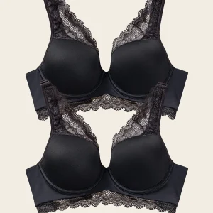 Lot de 2 soutiens-gorge bonne couvrance : Soutien-gorge à couvrance profonde