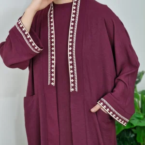 Ensemble amira 3 pièces brodé