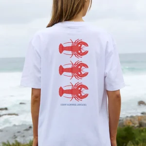 Teeshirt Blanc Homards