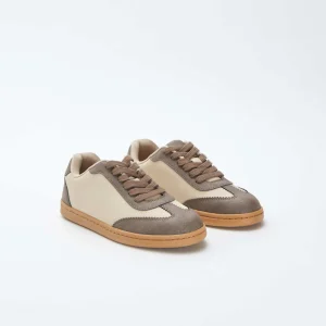 Baskets basses bicolores BLANC