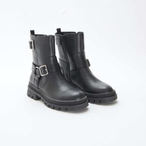 Bottes courtes unicolore NOIR
