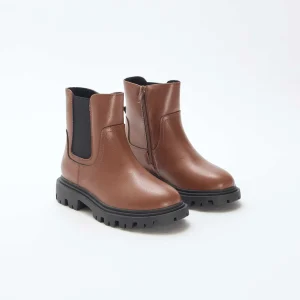 Bottes hautes ajustée MARRON