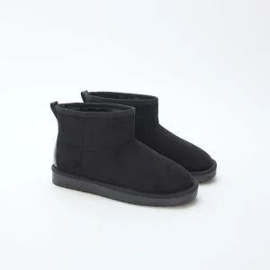 Bottes en suédine NOIR