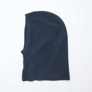Cagoule maille chaude BLEU
