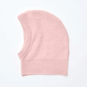 Cagoule fantaisie tricotée ROSE