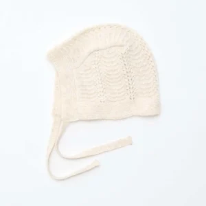 Bonnet en maille fantaisie BEIGE