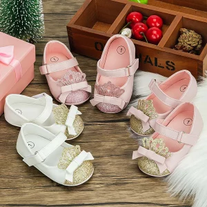 Chaussure bébé fille couronne princesse