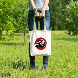 Sac Tote Bag Born to Ride By Old School