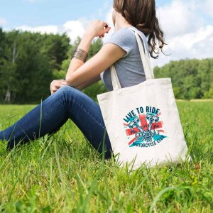 Sac Tote Bag Live to Ride British By Old School