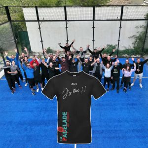 T-SHIRT PADELADE DES ARTISANS 2024 J&rsquo;Y ETAIS !!