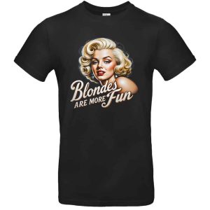 Tee shirt homme vintage Blondes are more fun