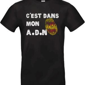 T-shirt Béarnais – “C’est dans mon A.D.N” (Empreinte Digitale)